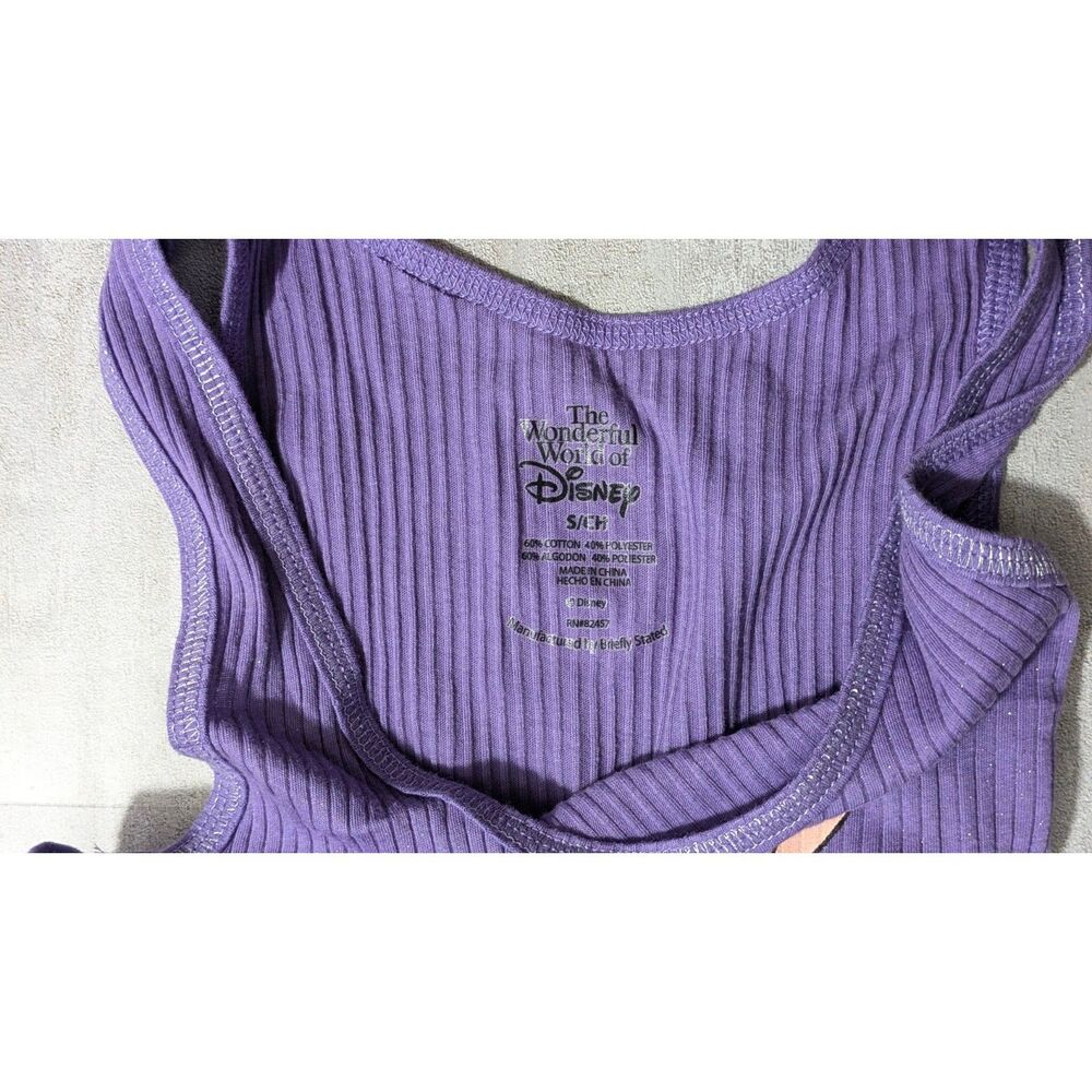 Purple Tank Top - Disney Thumper with sparkle sz. S - Picture 5 of 7